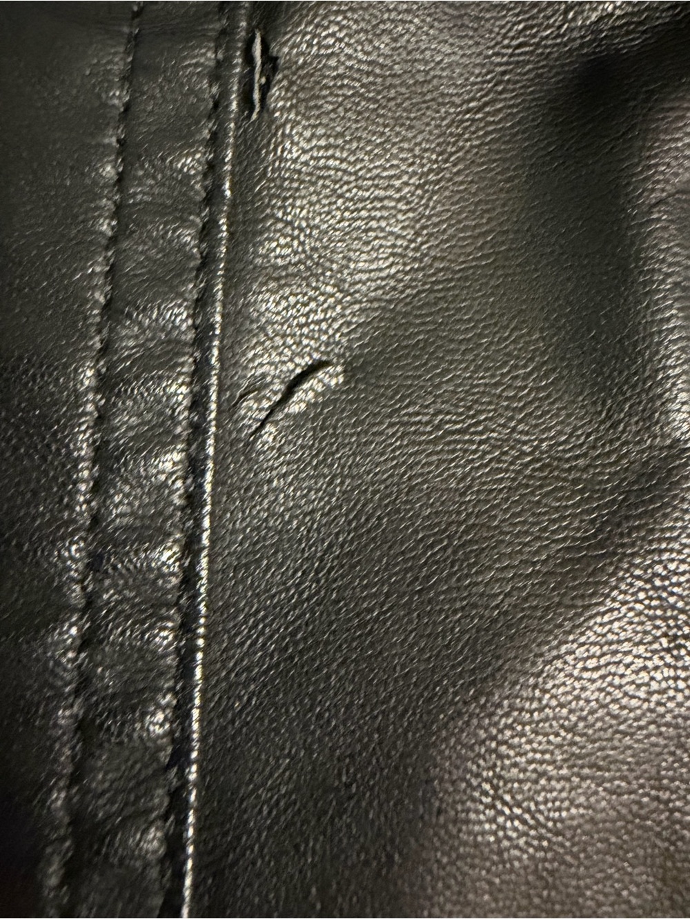 free people mini skirt Sz 0 Belt Faux Leather Biker , Gothic Minimalist - Picture 3 of 10